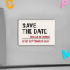 Save the date - personalised magnet