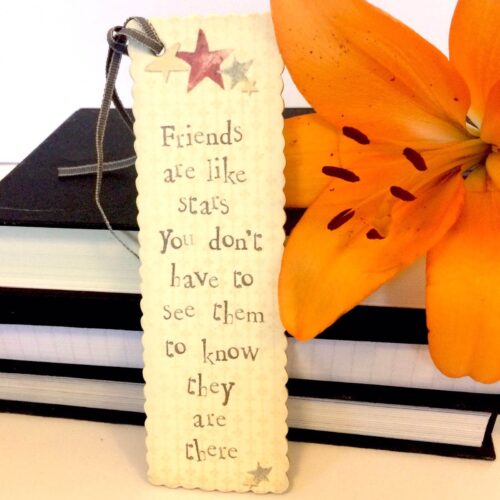 Friends are Like Stars East of India Bookmark (2)