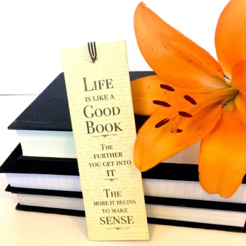 Life is Like a Good Book East of India Bookmark