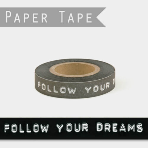 Follow Your Dreams Black East Of India Tape