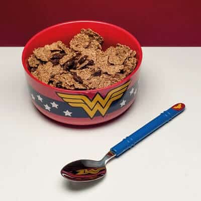 DC Comics Wonder Woman Brave Juego de desayuno