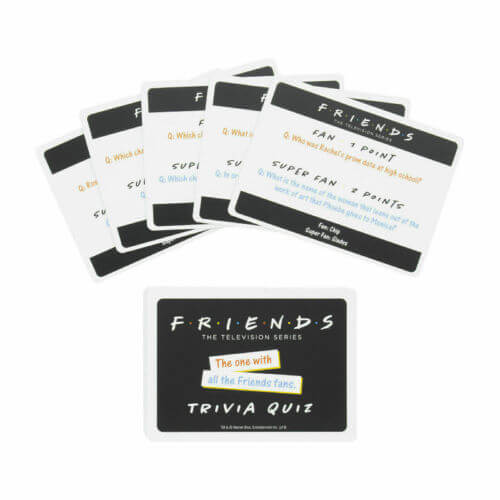 Friends Trivia Quiz Card Game Fun TV Sitcom Knowledge Family Xmas Gift Present 