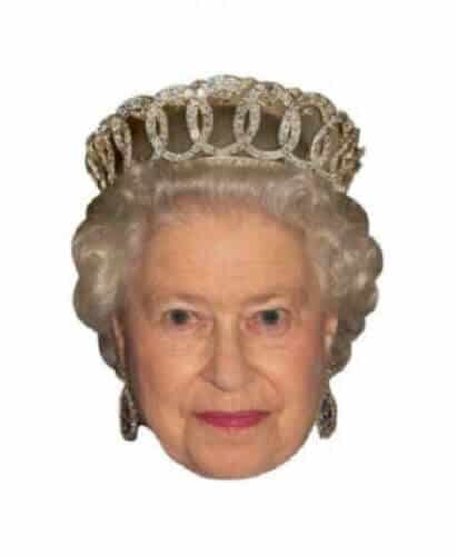 Featuring Her Majesty Crown Masks With String Royal Event Fancy Dress Party Lizzy 6pk Queens Platinum Jubilee Masks 