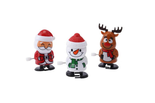 Pack Of 2 Racing Reindeer Christmas Wind Up Xmas Stocking Filler Secret Santa 