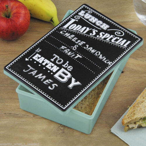 Chalkboard-Lunch-Box-Chalk-Pen-School-Pack-Lunch-Snack-Picnic-Novelty-Gift-NEW-351789532041