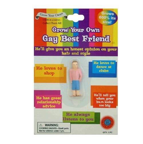 Grow Your Own Gay Best Friend Fun Pride Funny Novelty Party Adult Gift Present 