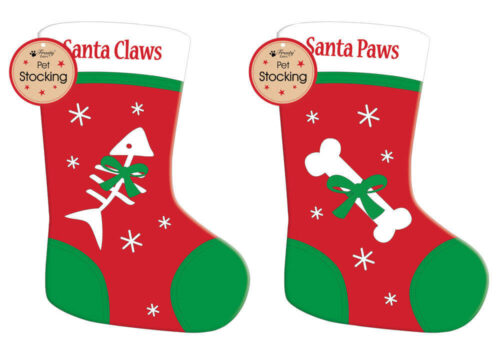 Santa-ClawsPaws-Dog-Cat-Pet-Christmas-Felt-Stocking-Gift-Bags-Tree-Decoration-351559732978