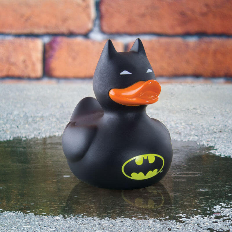 Kids Men Gift Bath Bathroom Toy Secret Santa Superhero Squeaking Duck 